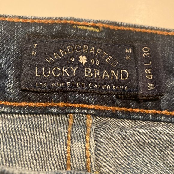 Lucky Brand Mens Jeans 181 Relaxed Straight 48 Waist 30 Length 48/30 - Picture 2 of 8